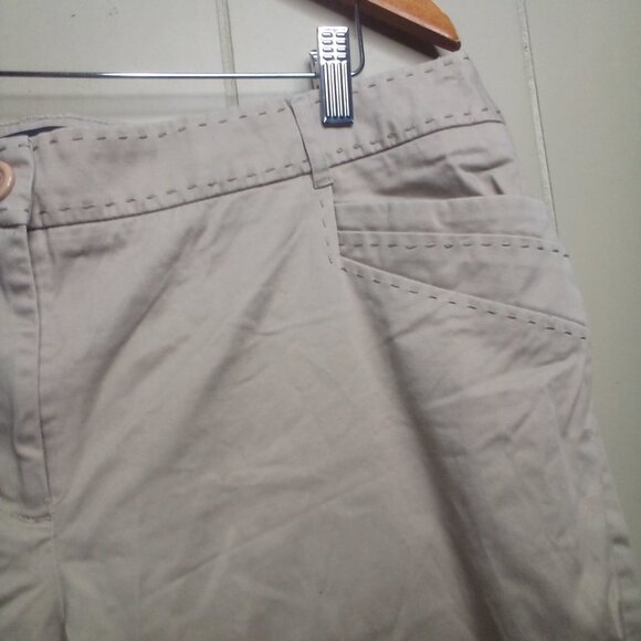 Tribal Studio Capri Pants 14 Straight Khaki Tan - Picture 9 of 15